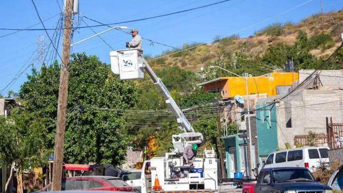 Alumbrado publico la paz